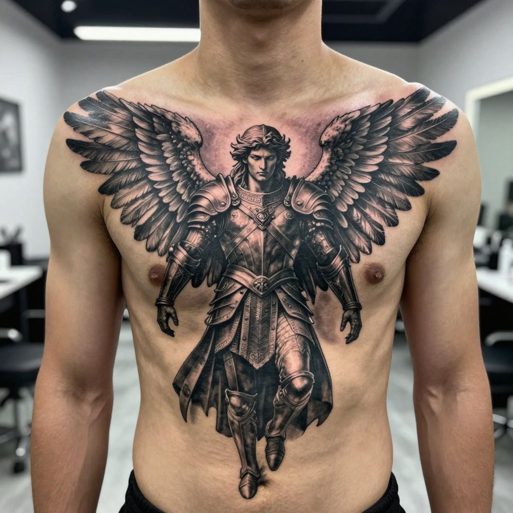 Archangel Michael tattoo idea
