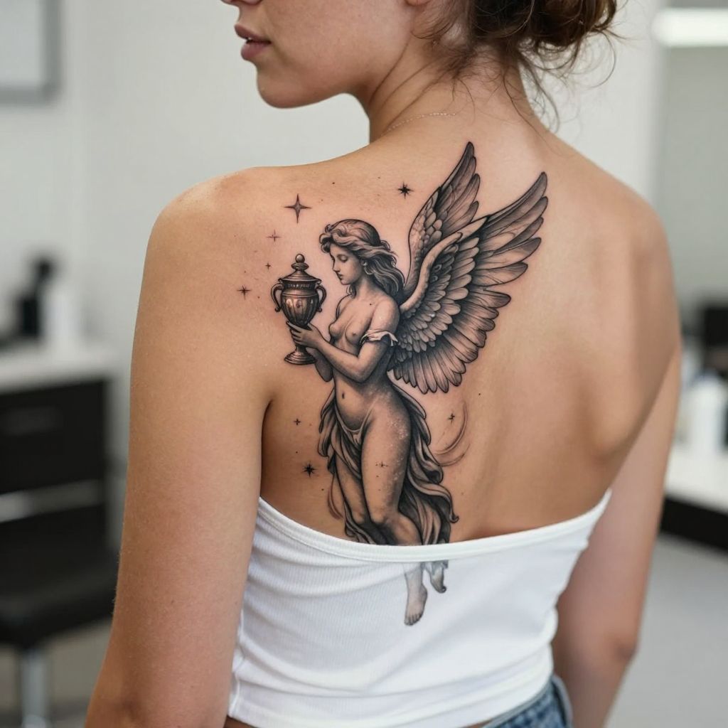 Aquarius Angel or Mythical Creature