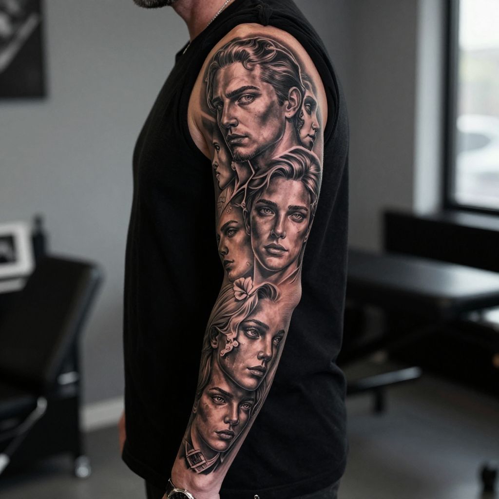 Realistic Portrait Sleeve