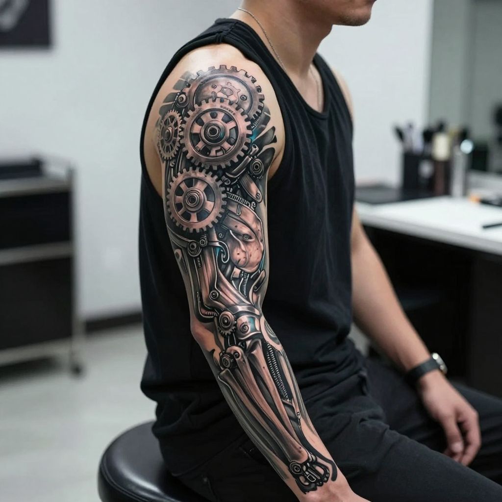 Floral Watercolor Sleeve
