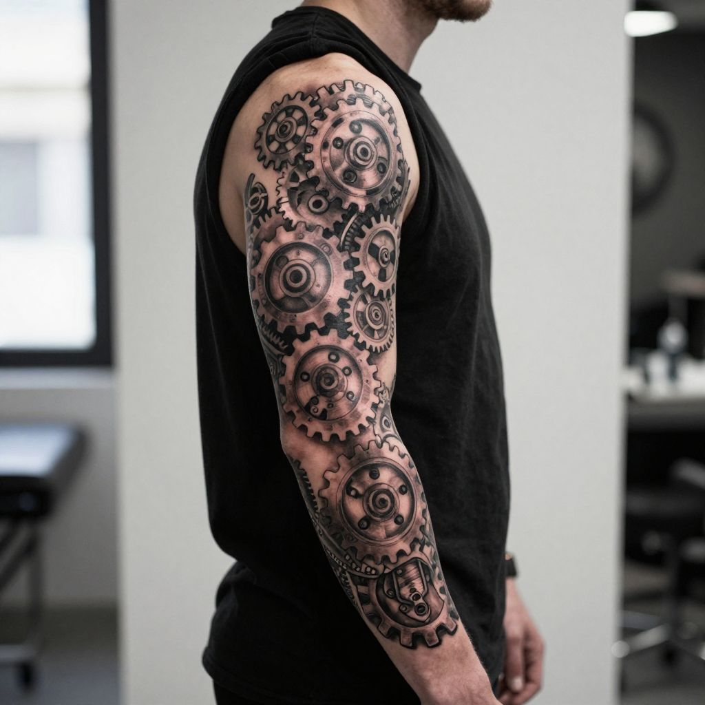 Mechanical Gears Sleeve