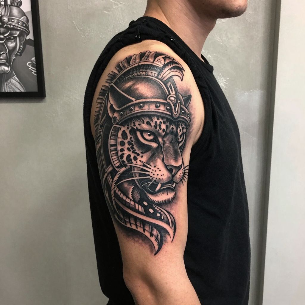 Jaguar Warrior Tattoo