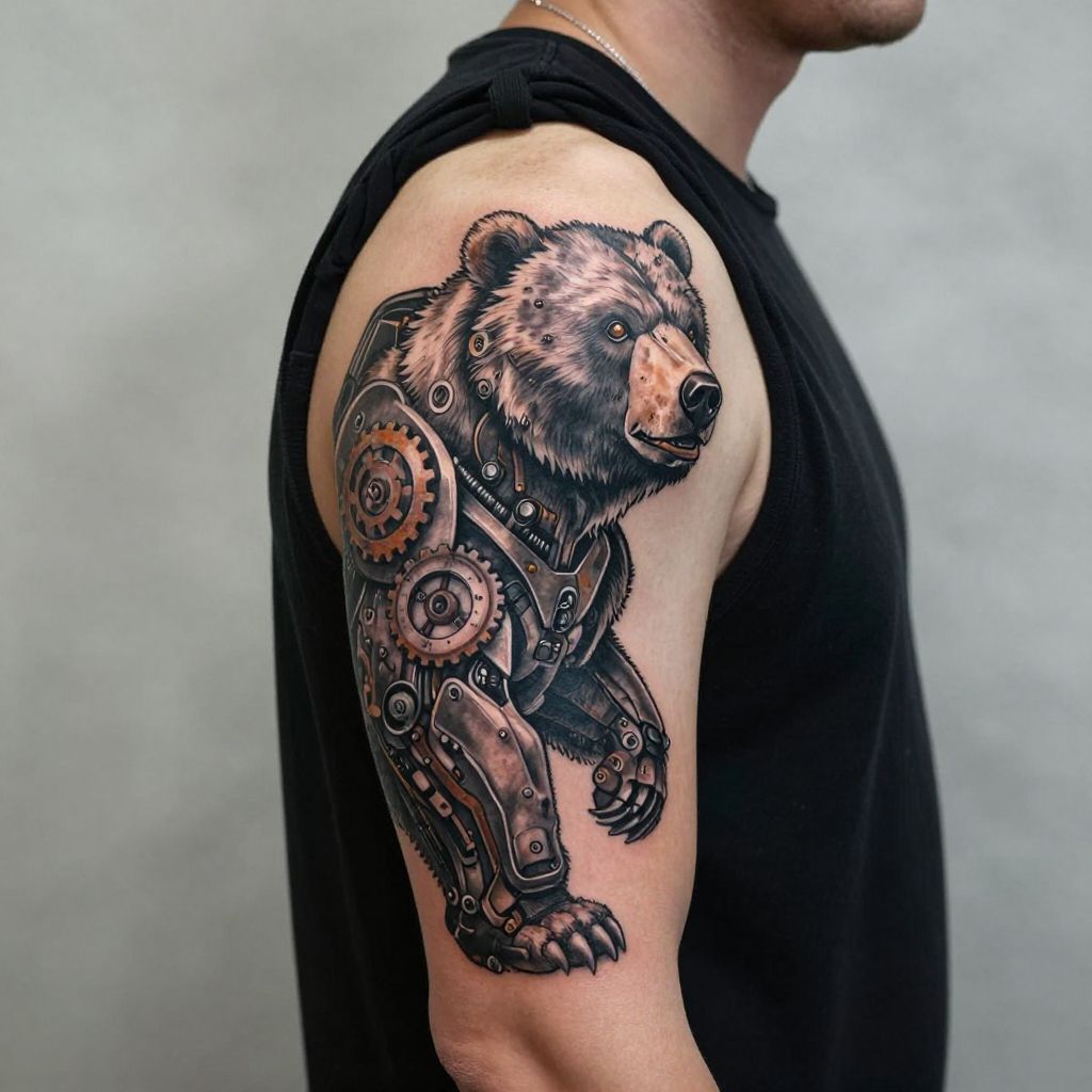 Mechanical or Robotic Bear