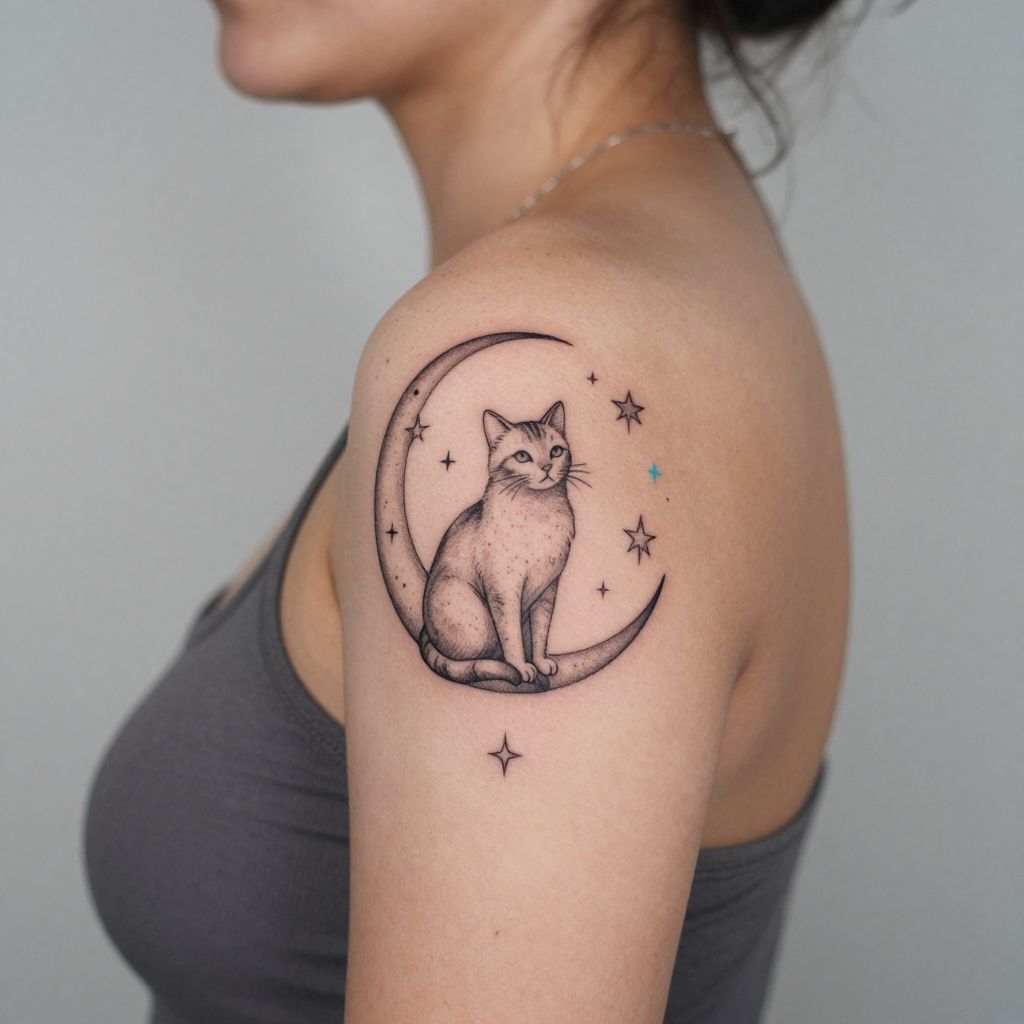 Cat tattoo ideas 10