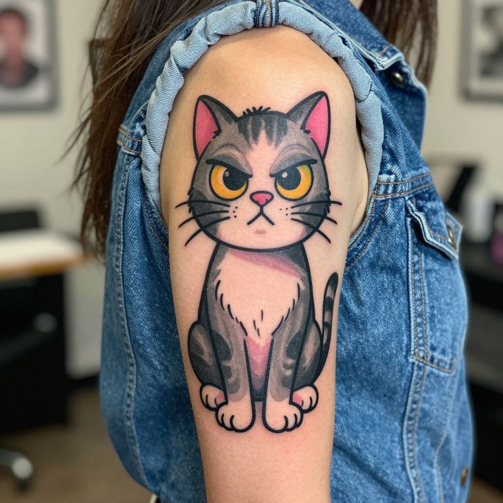 Cat tattoo ideas 11