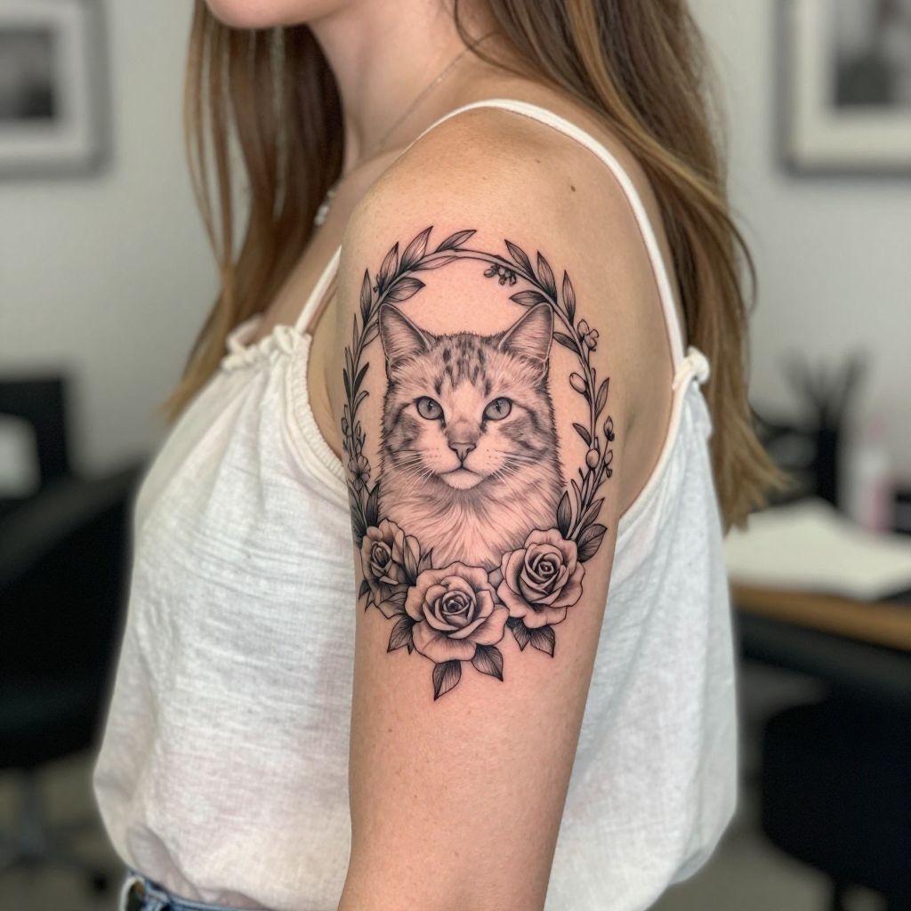 Cat tattoo ideas 15