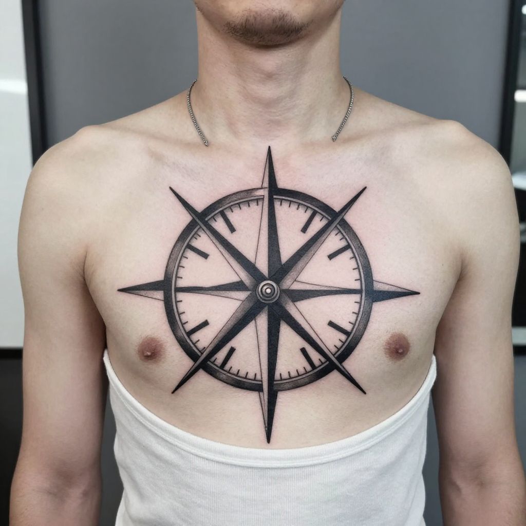 Compass and Clock Combination