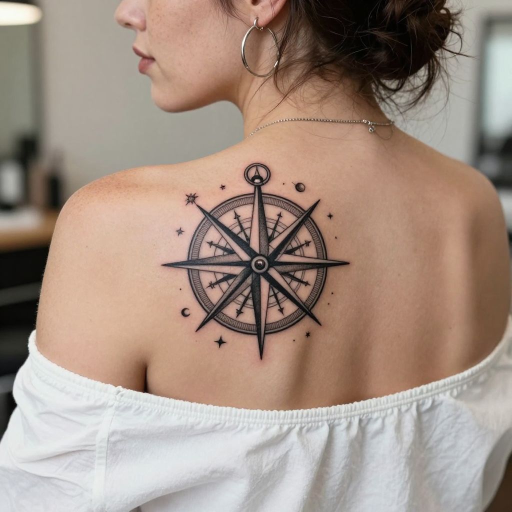 Celestial Compass tattoo