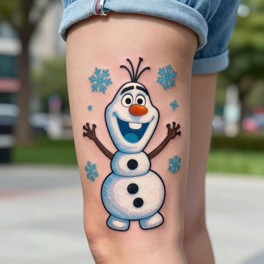 Olaf and Snowflakes