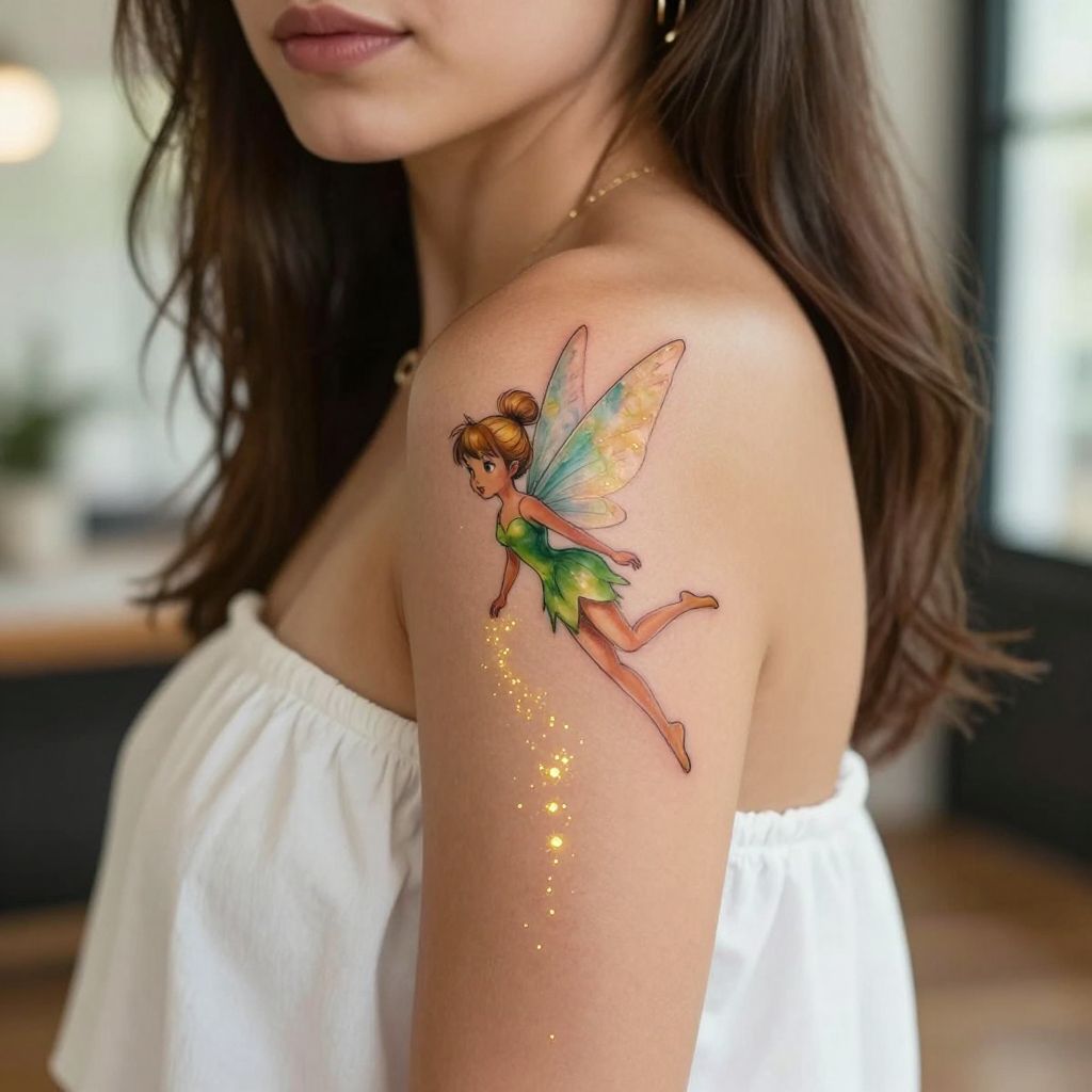 Tinker Bell in Flight