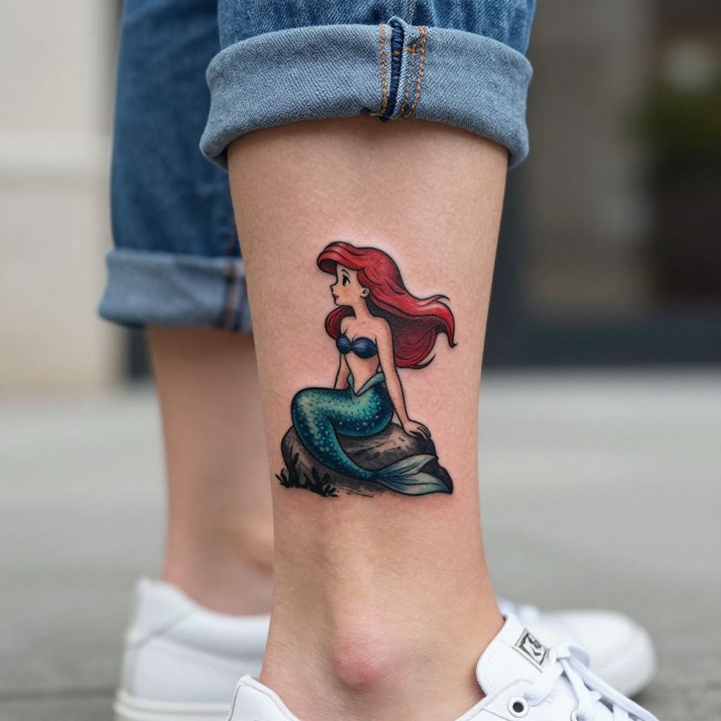 The Little Mermaid’s Silhouette