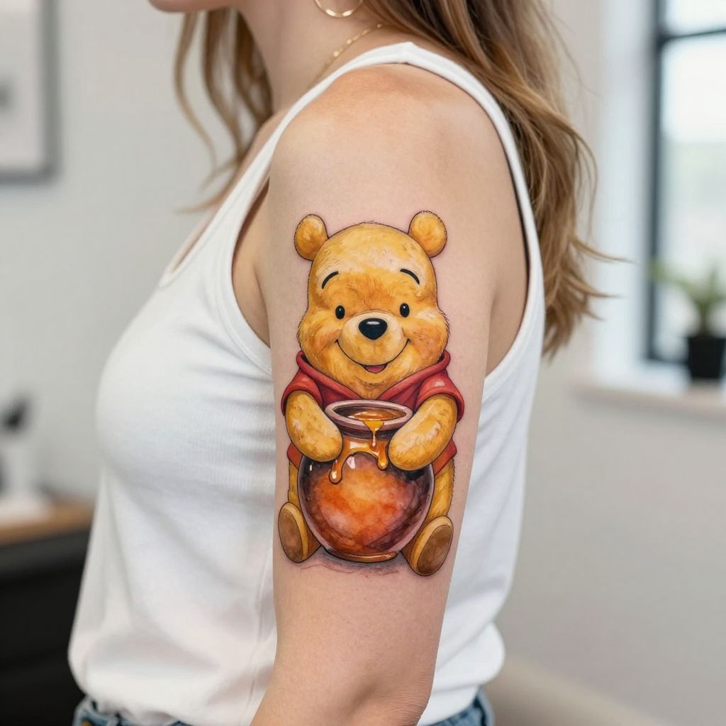 Winnie the Pooh and Honey Pot