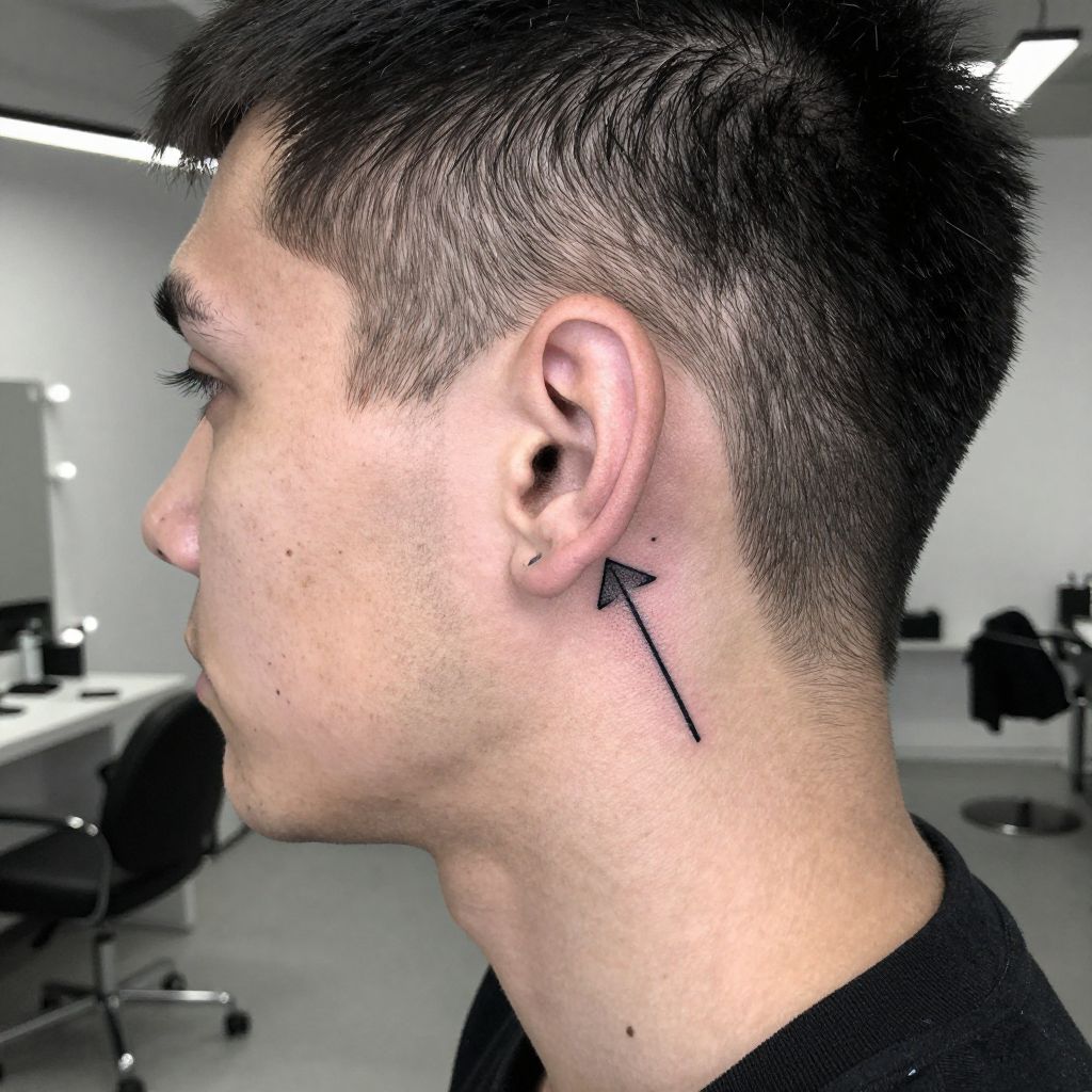 Tiny Arrow Tattoo