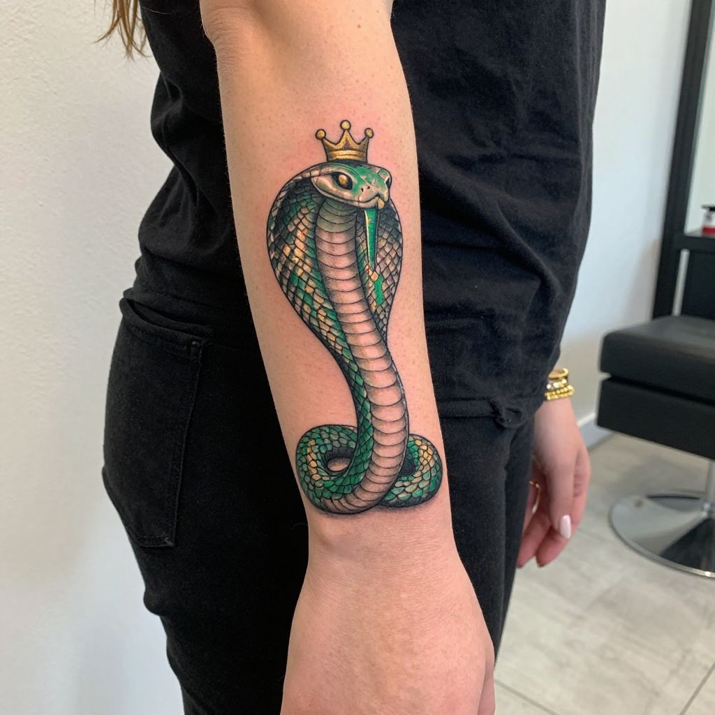 Cleopatra’s Cobra Tattoo