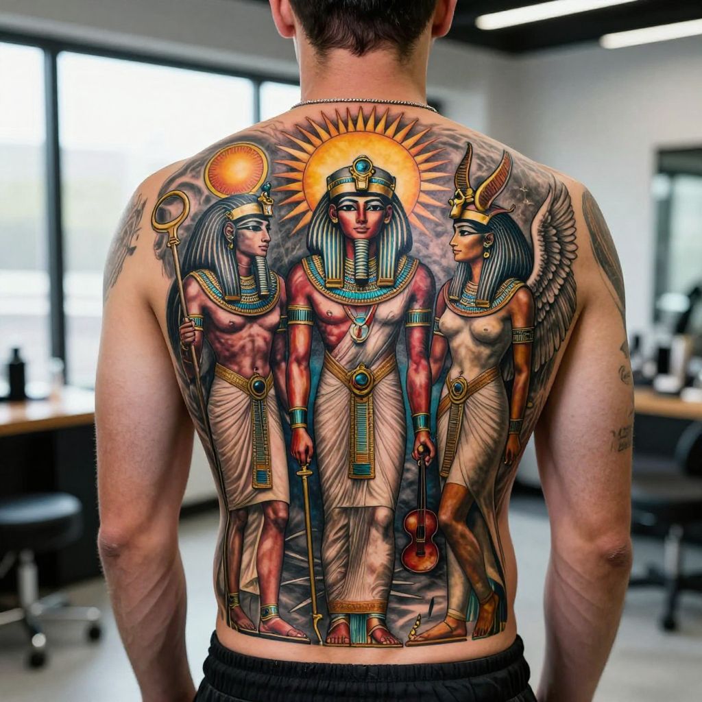 Gods and Goddesses Collage Tattoo