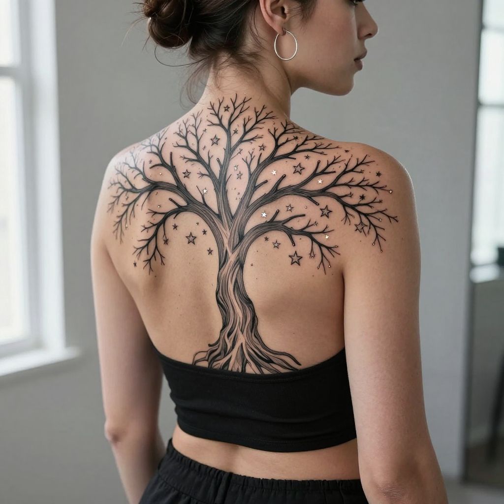 Family Tree with Stars