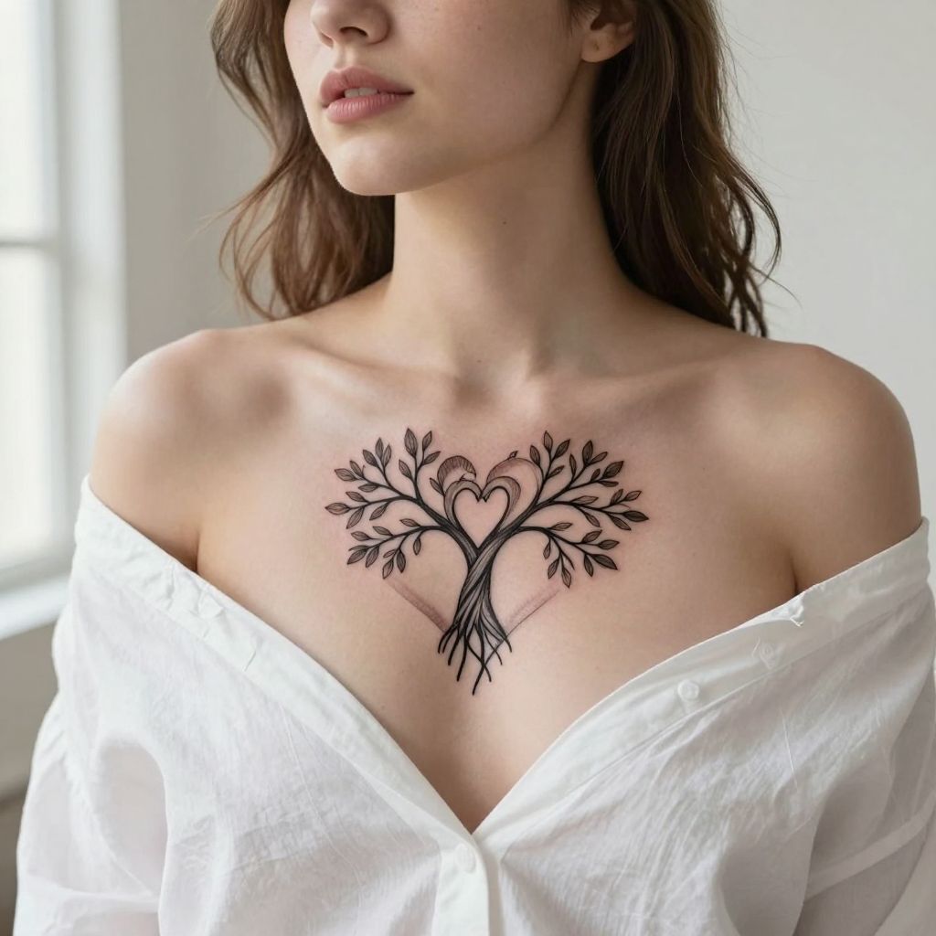 Heart-Shaped Family Tree
