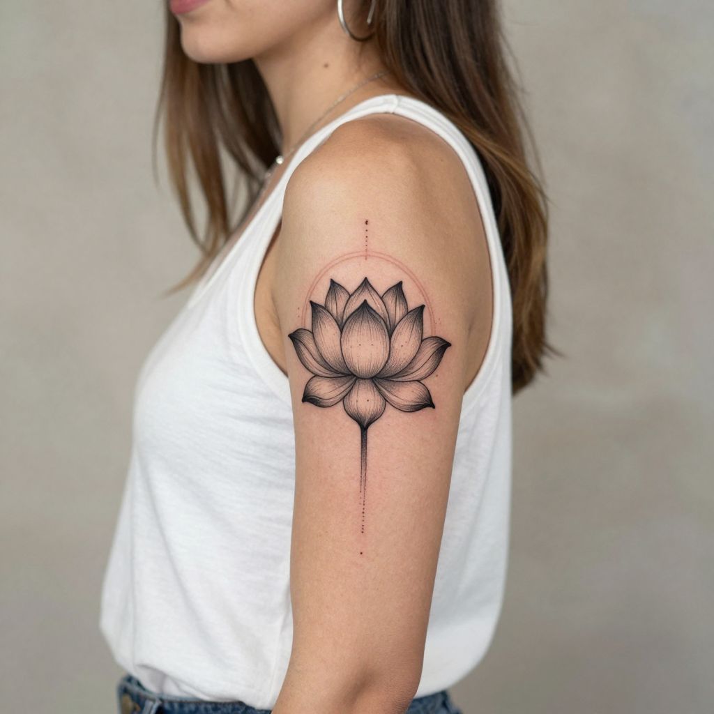 Lotus Flower tattoo idea