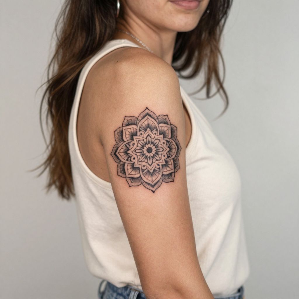 Mandala Circle tattoo idea