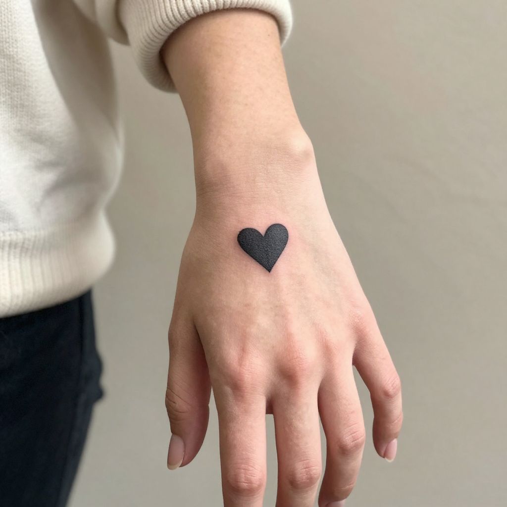 Tiny Heart on the Finger