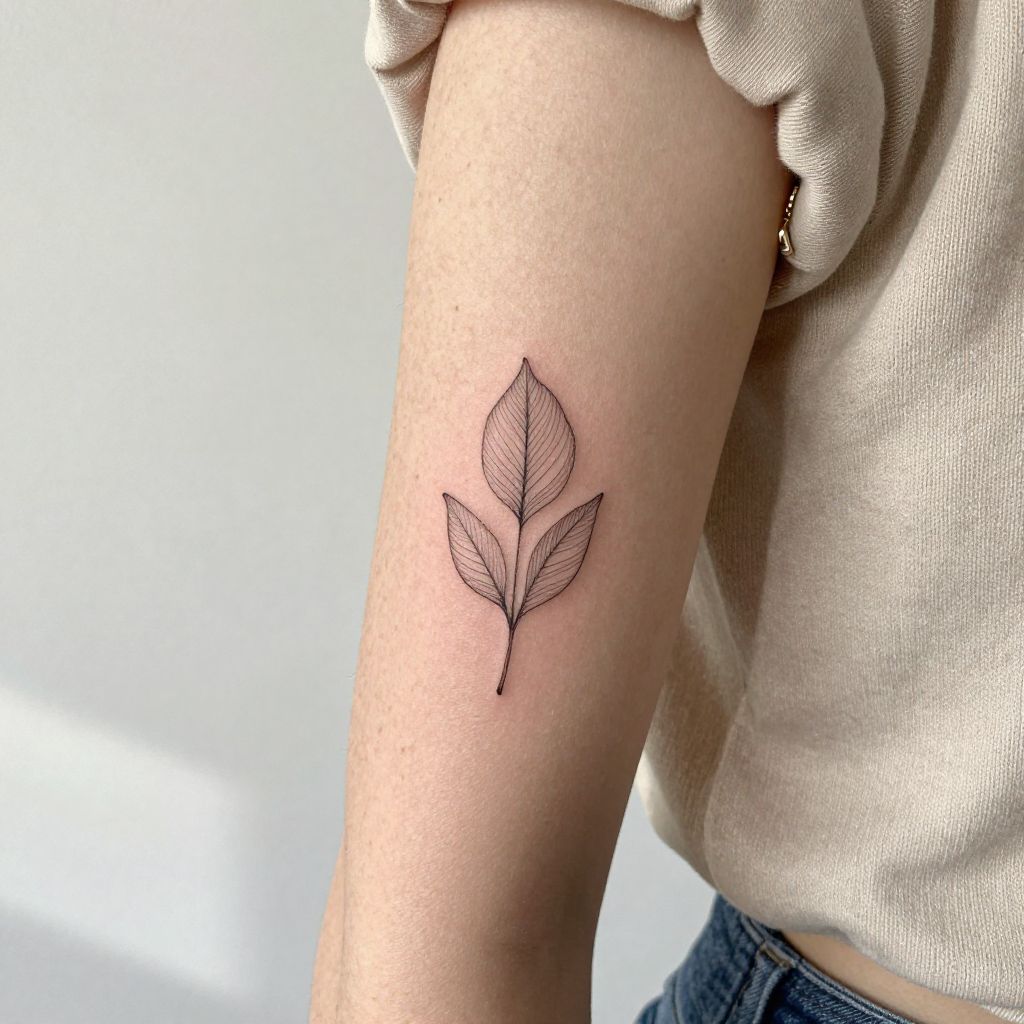 Outline of a Leaf
