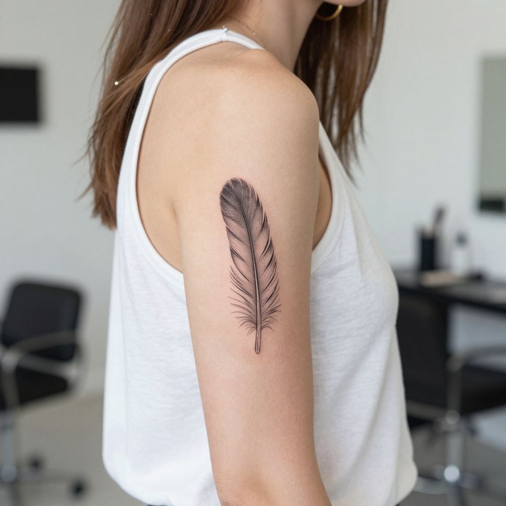 Fine Line Feather