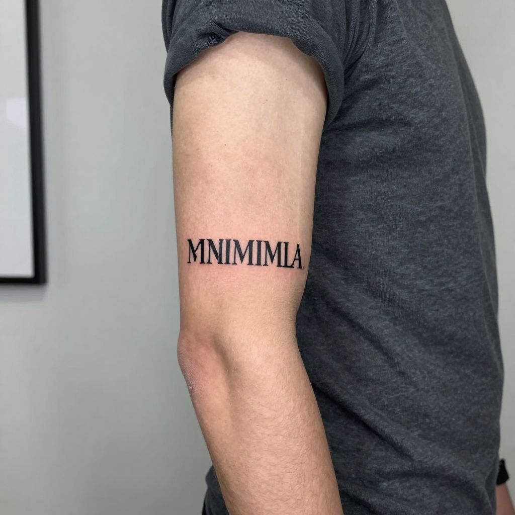 Roman Numeral Date tattoo idea
