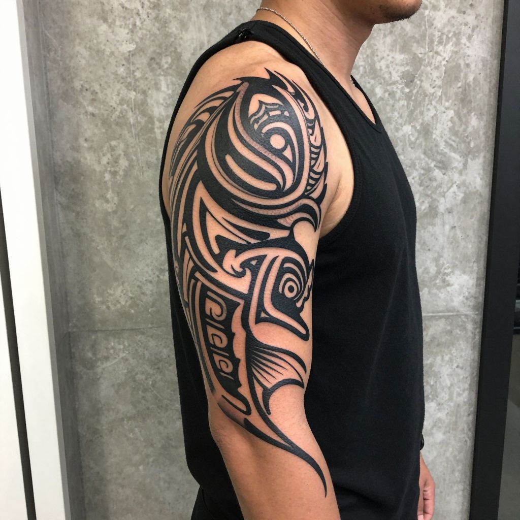 Tribal Fish Design