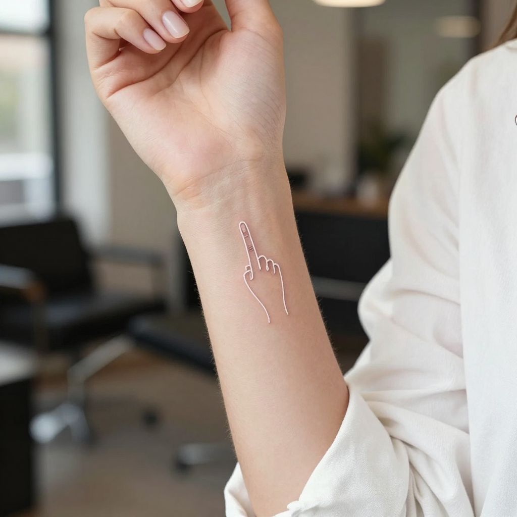 The Invisible Ink Fake Tattoo