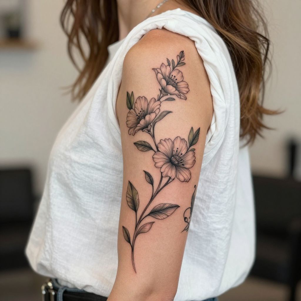Floral Vines and Leaves