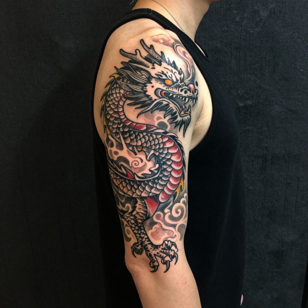 Dragon Half Sleeve