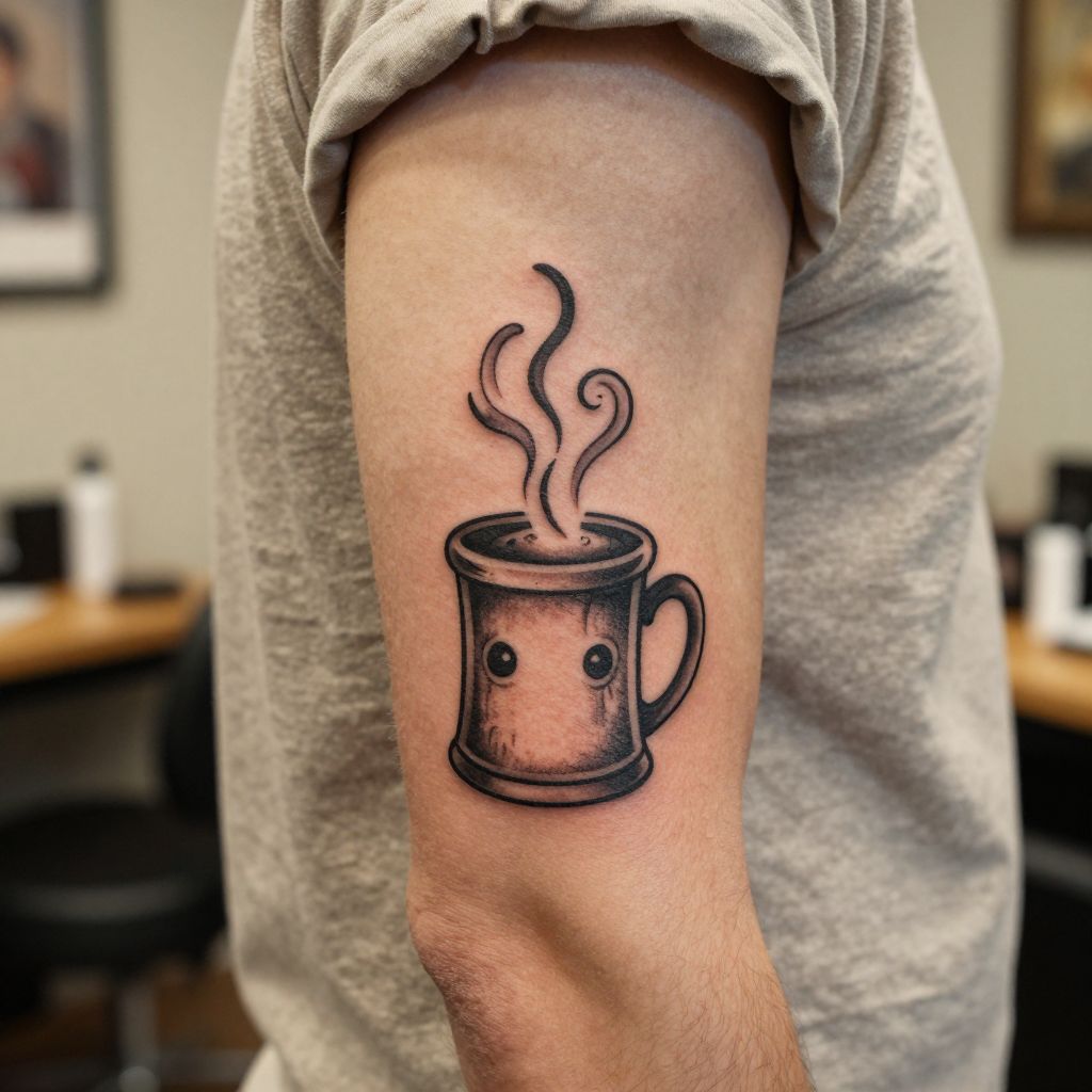 Harry Potter tattoo ideas - The Three Broomsticks Mug with Steam