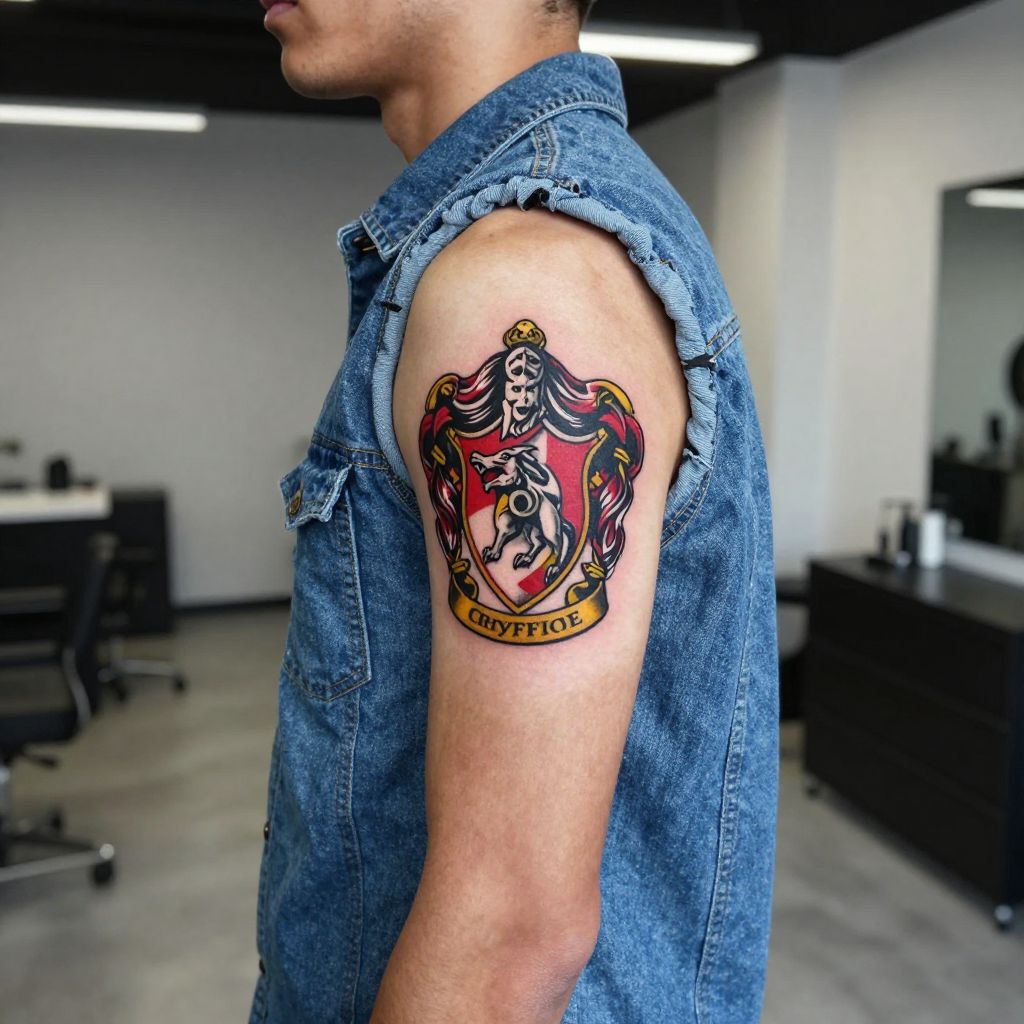 Harry Potter tattoo ideas - The House Crest