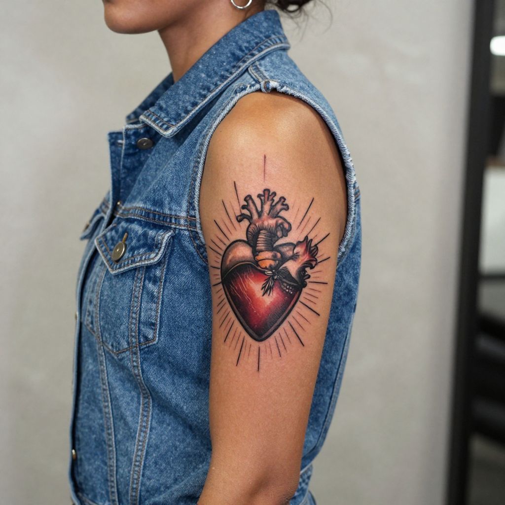 heart tattoo ideas 6