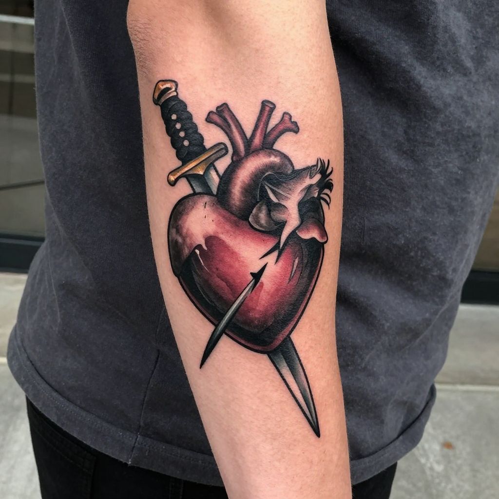 heart tattoo ideas 7
