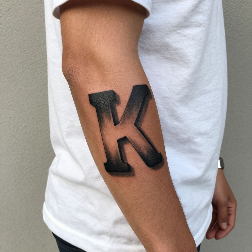 3D Shadowed Initials