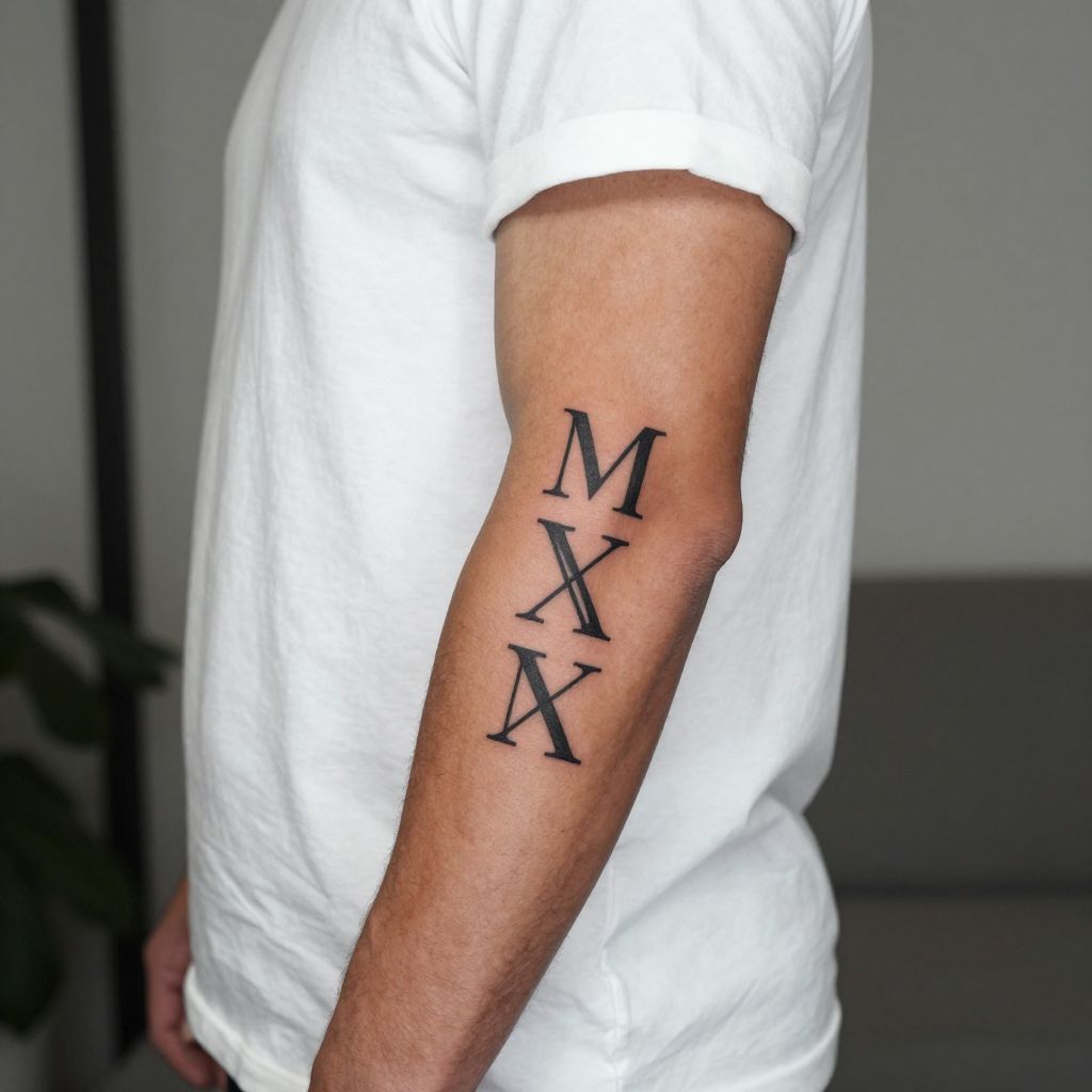 Roman Numeral Initials