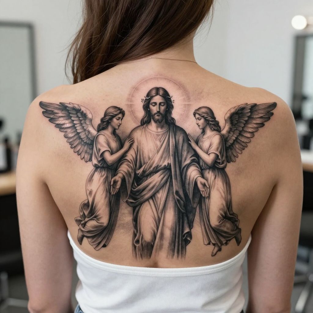 Jesus with Angels