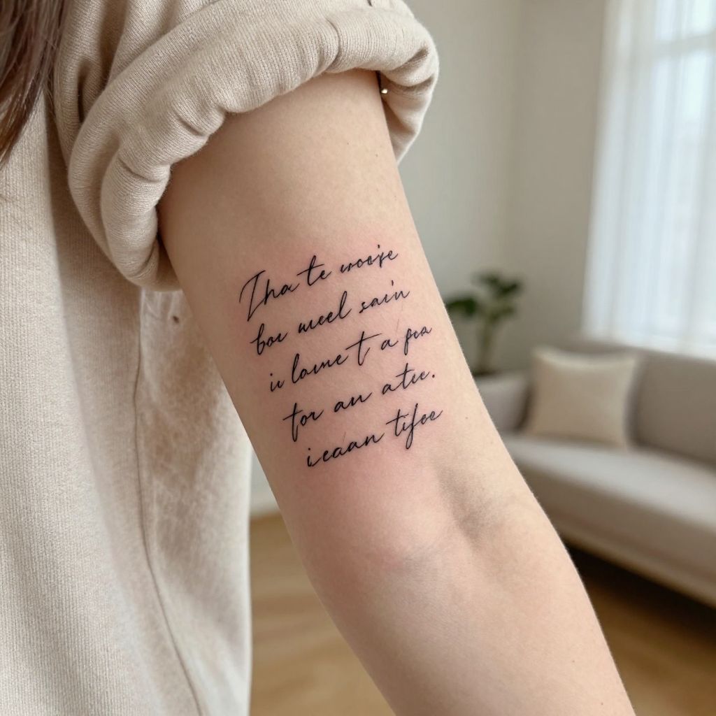 Kids' Handwriting Quote