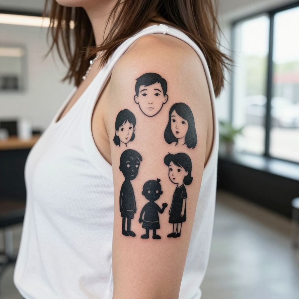 Cartoon Character Silhouette