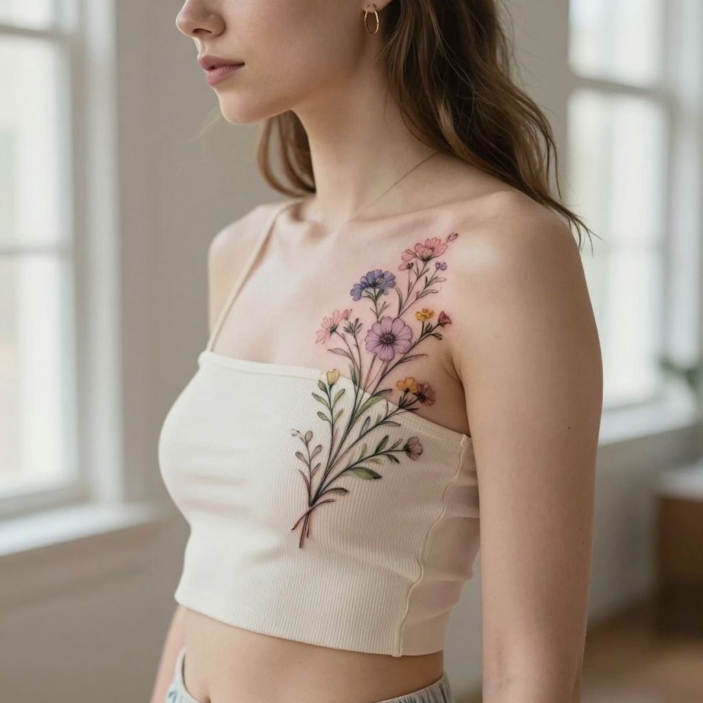 Birth Flower Bouquet