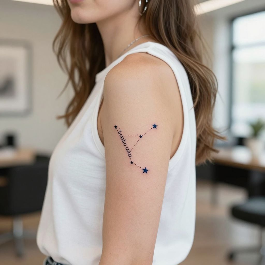 Constellation Connecting Letters