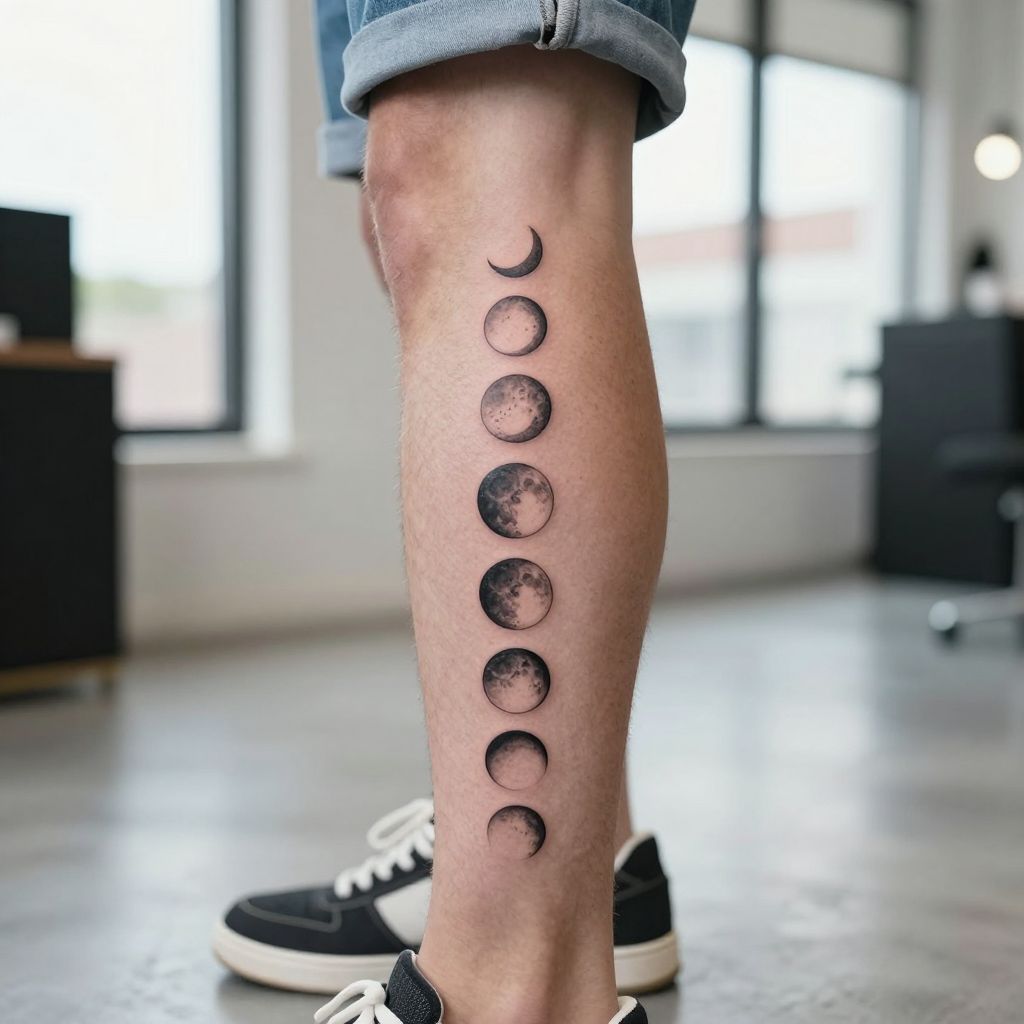 Moon Phase Leg Band