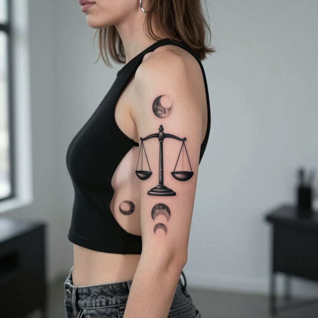 Libra Scales and Moon Phases Combo image