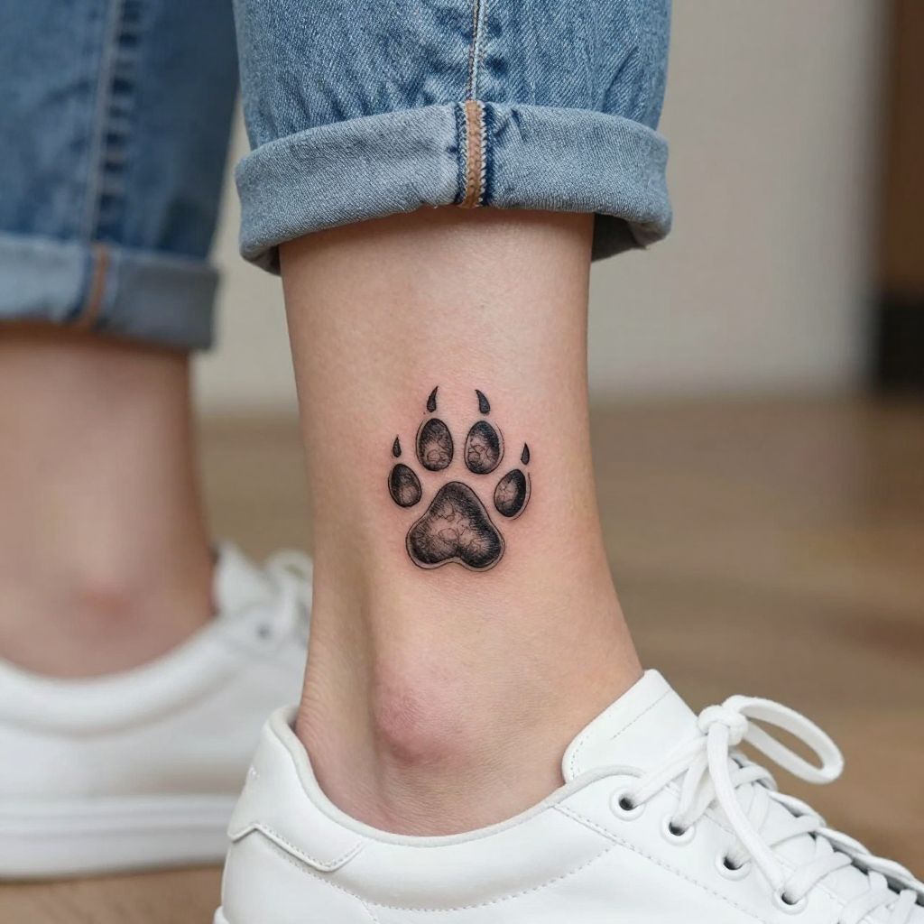Lion Paw Print