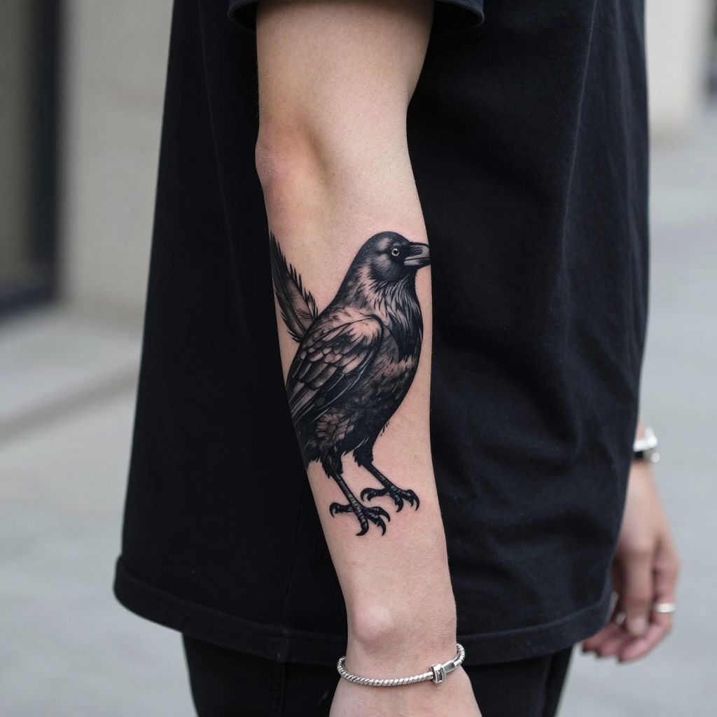 Odin Raven Tattoo