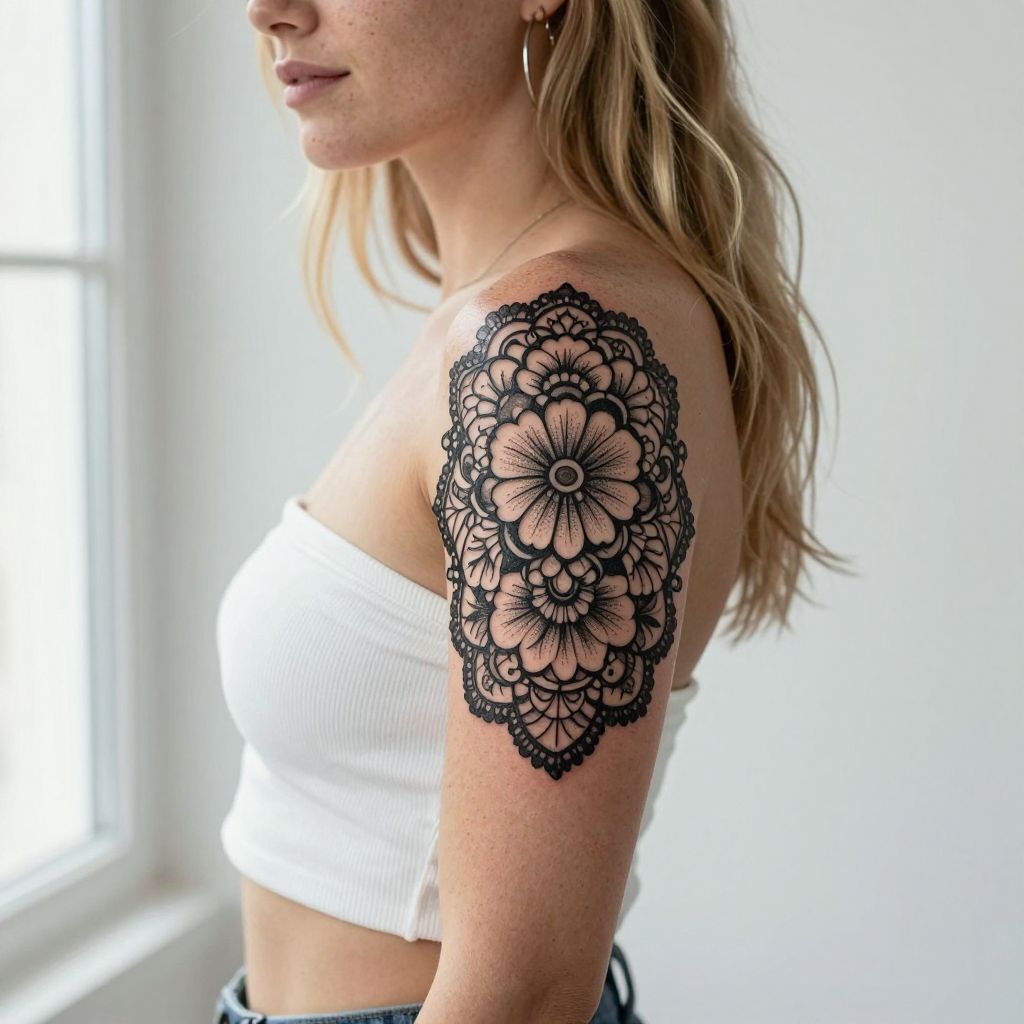Papel Picado Patterns tattoo