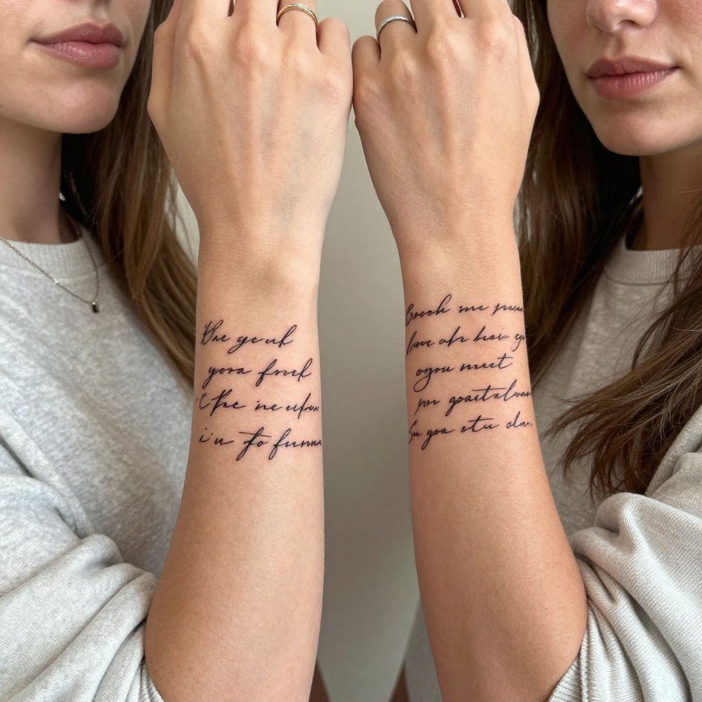 mother daughter tattoo ideas