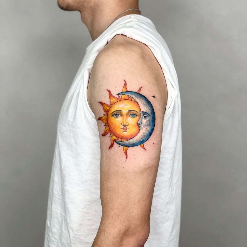 Celestial Bodies Connection tattoo