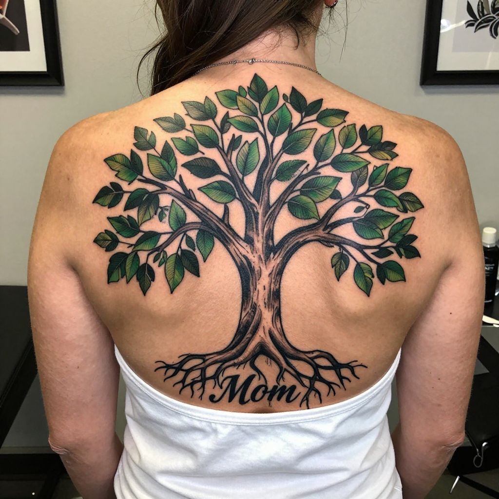 Family Tree with Mom as Root